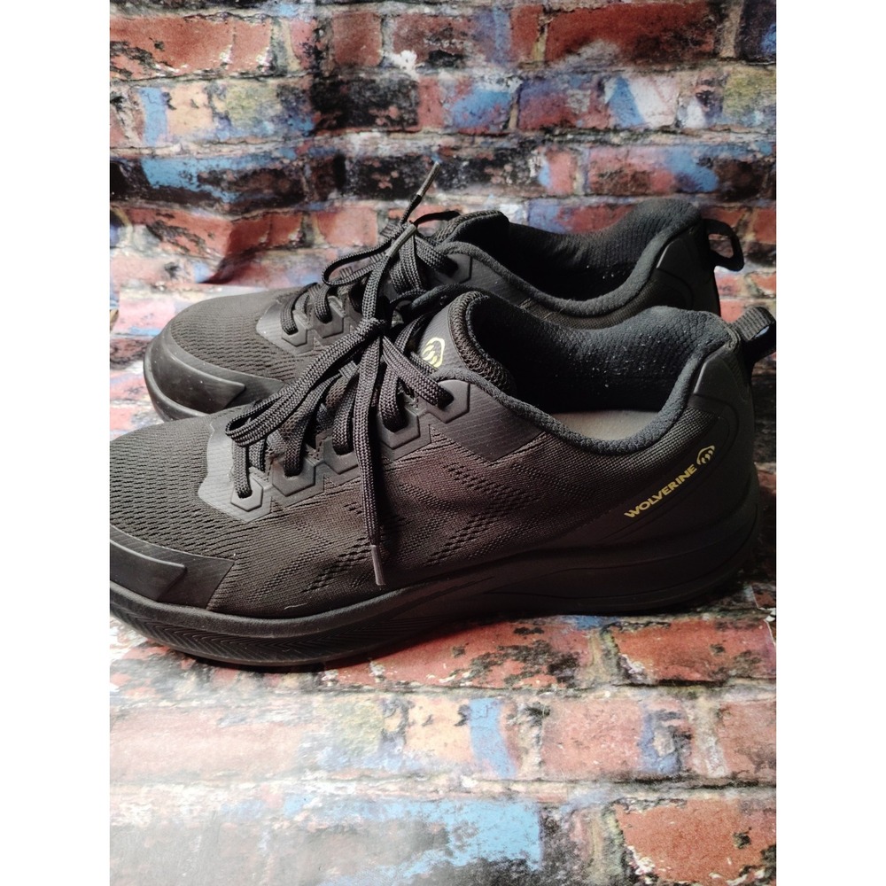 Wolverine Durashocks Men's Size 13 Black CarbonMax Toe Work Sneakers Used